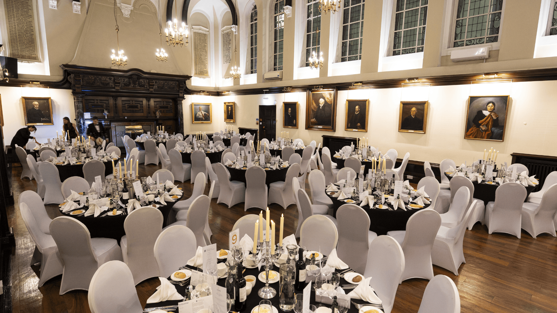 College hall dressed by 1599 team